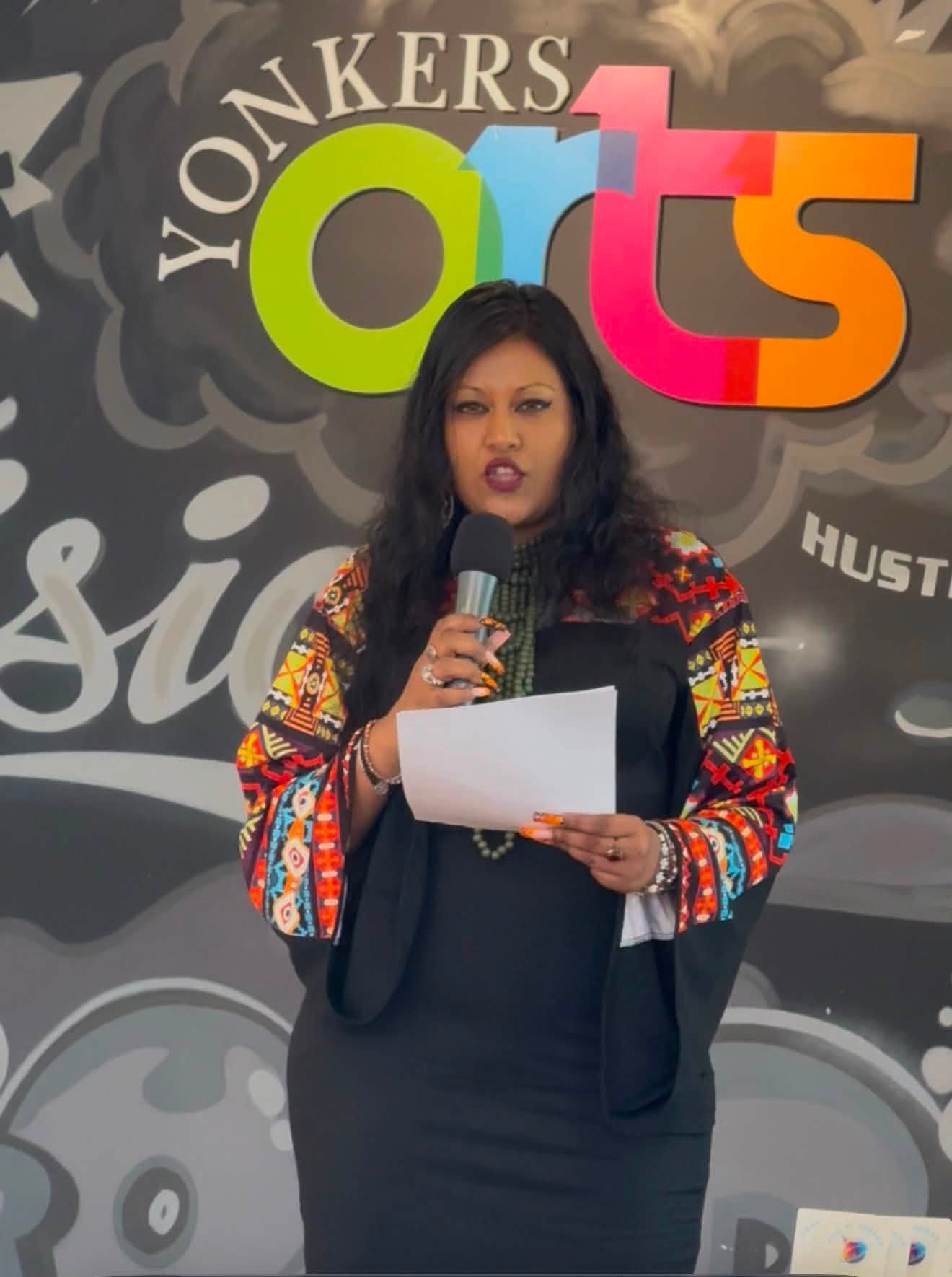 Speaker at Yonkers Arts fundraiser event