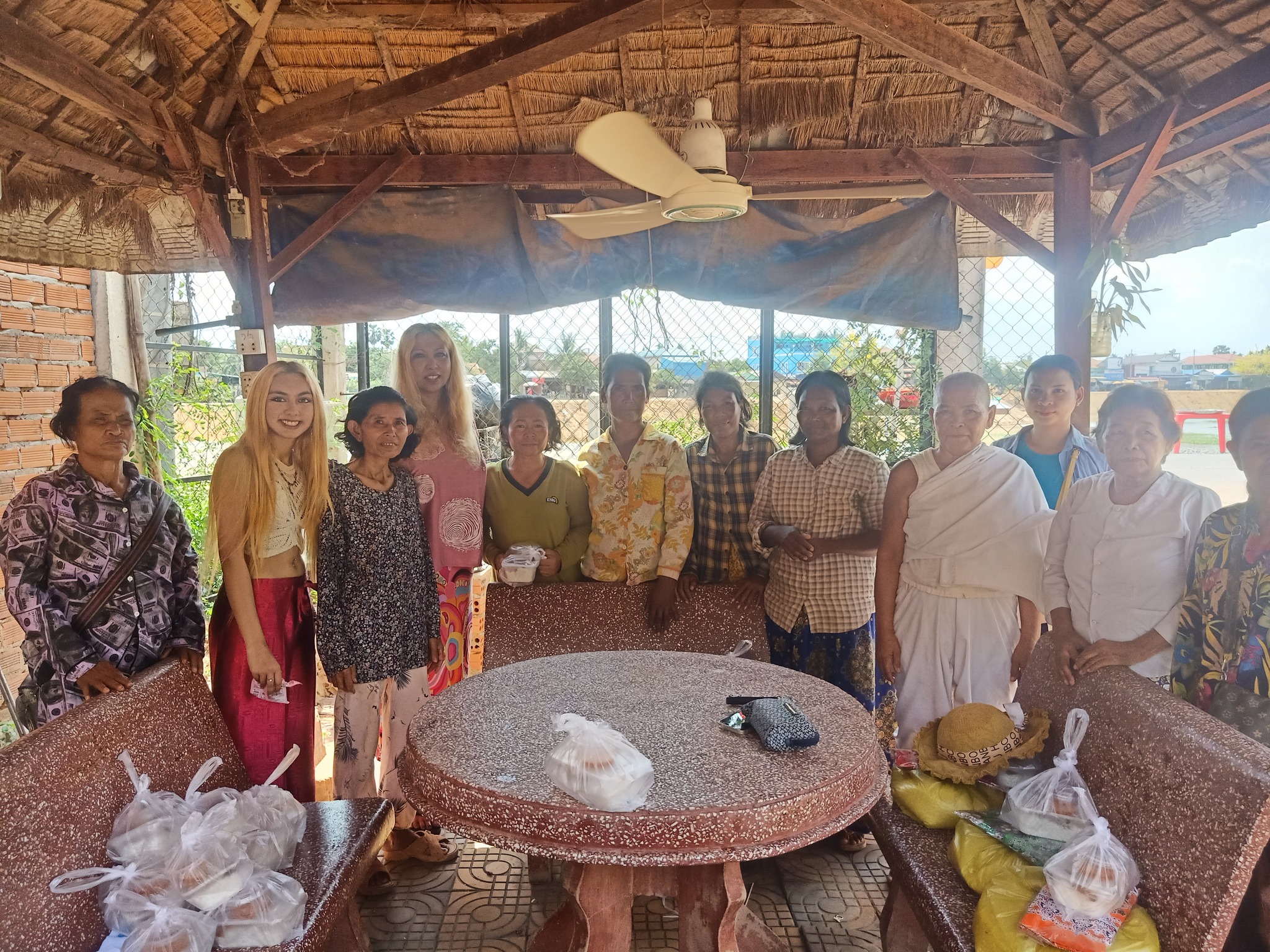 Village women supporters of Eko ni Agbara in Cambodia